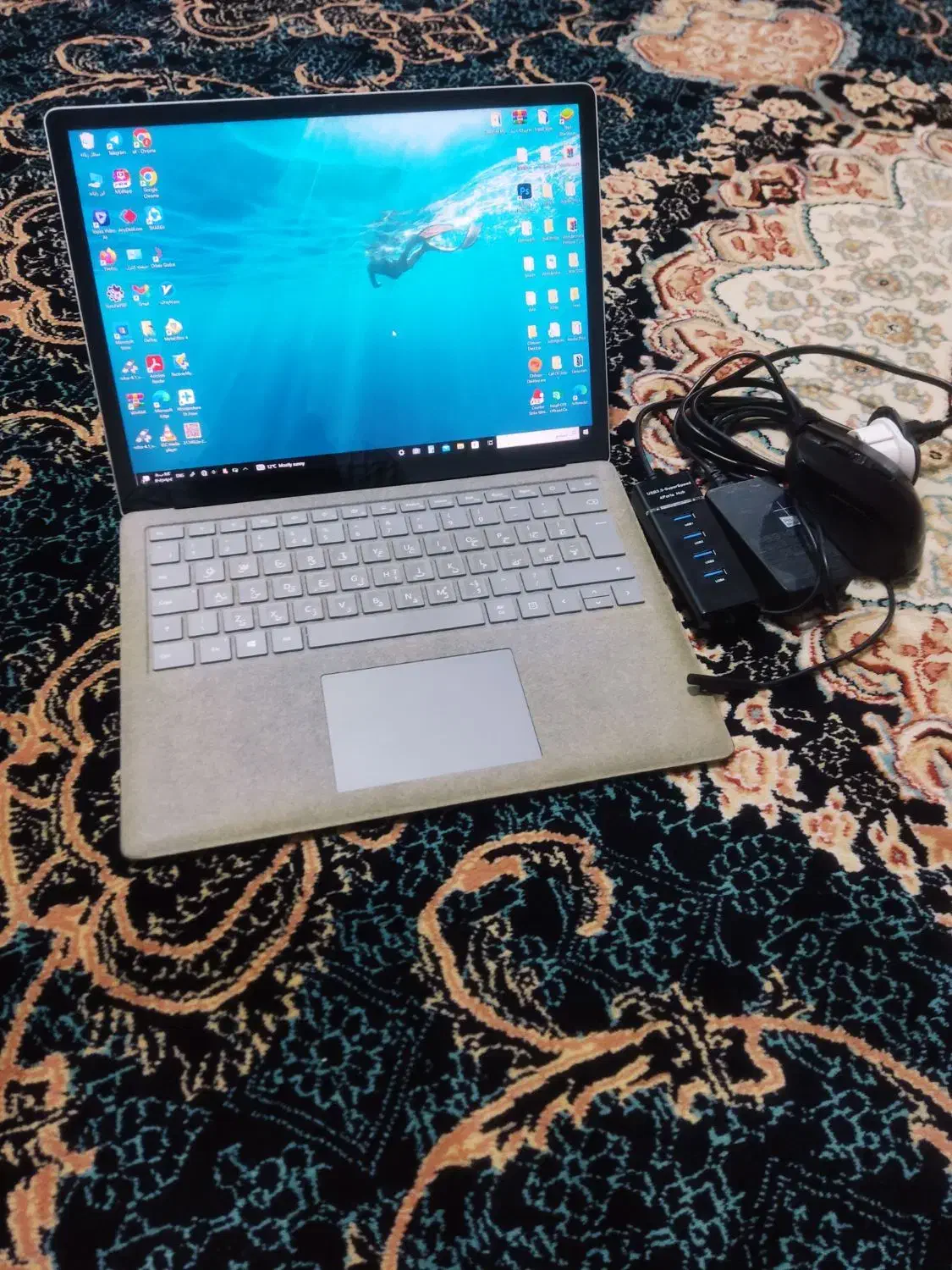 Surface Laptop مایکروسافت نسل یک|رایانه همراه|اندیمشک, |دیوار