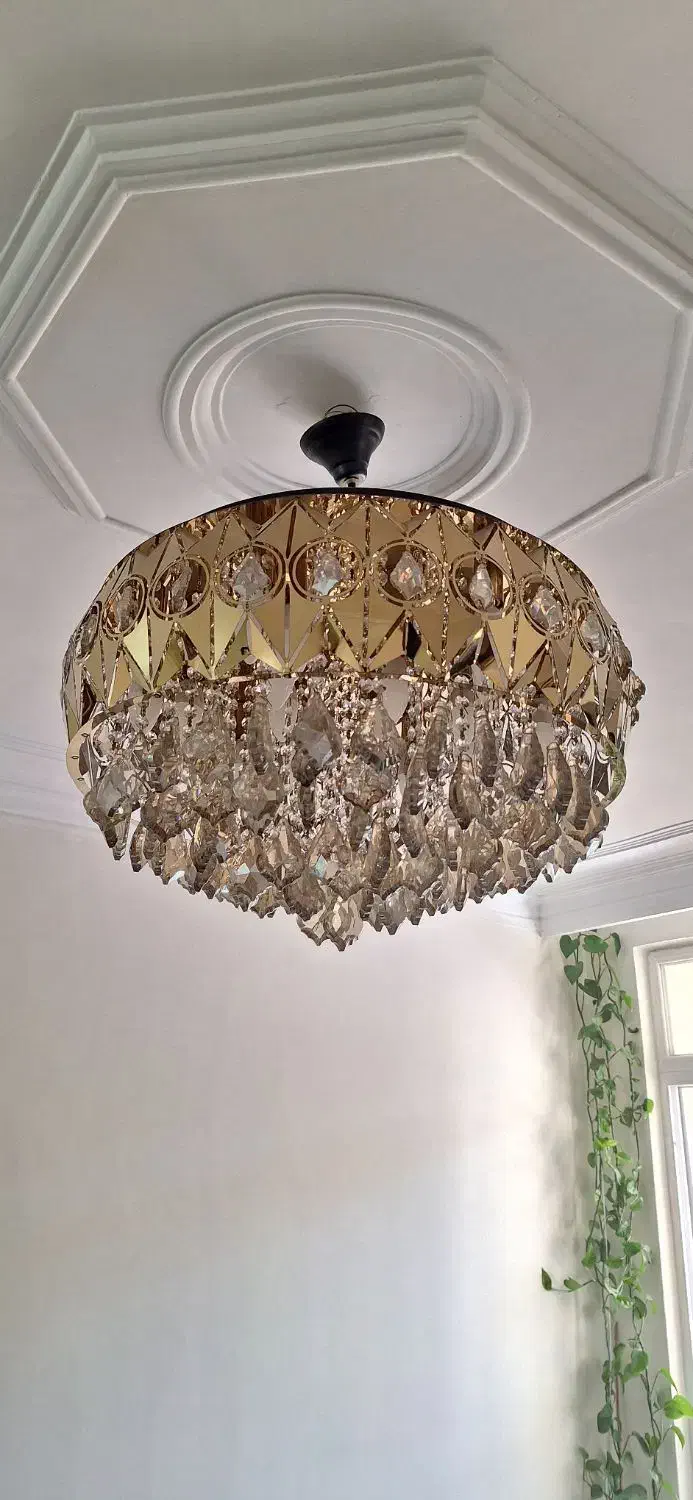 لوستر عرض 60 سانت ۱۷ عدد شعله پُر نور|لوستر و چراغ آویز|تهران, استخر|دیوار