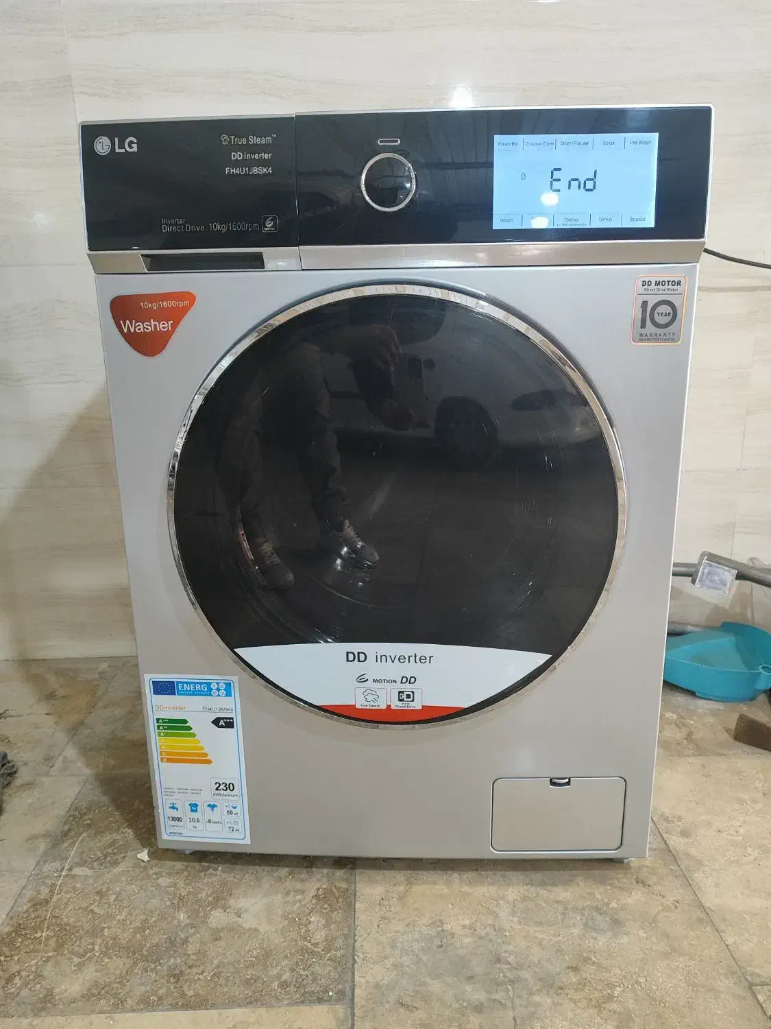 لباسشویی ۱۰کیلویی ال جی لباس شویی لباسشوئی|ماشین لباسشویی و خشک‌کن لباس|اسلام‌شهر, زرافشان|دیوار