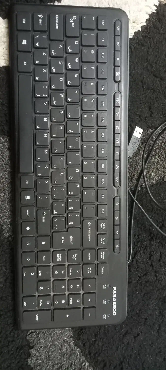 کیبورد farassoo|قطعات و لوازم جانبی رایانه|تهران, مجیدیه|دیوار