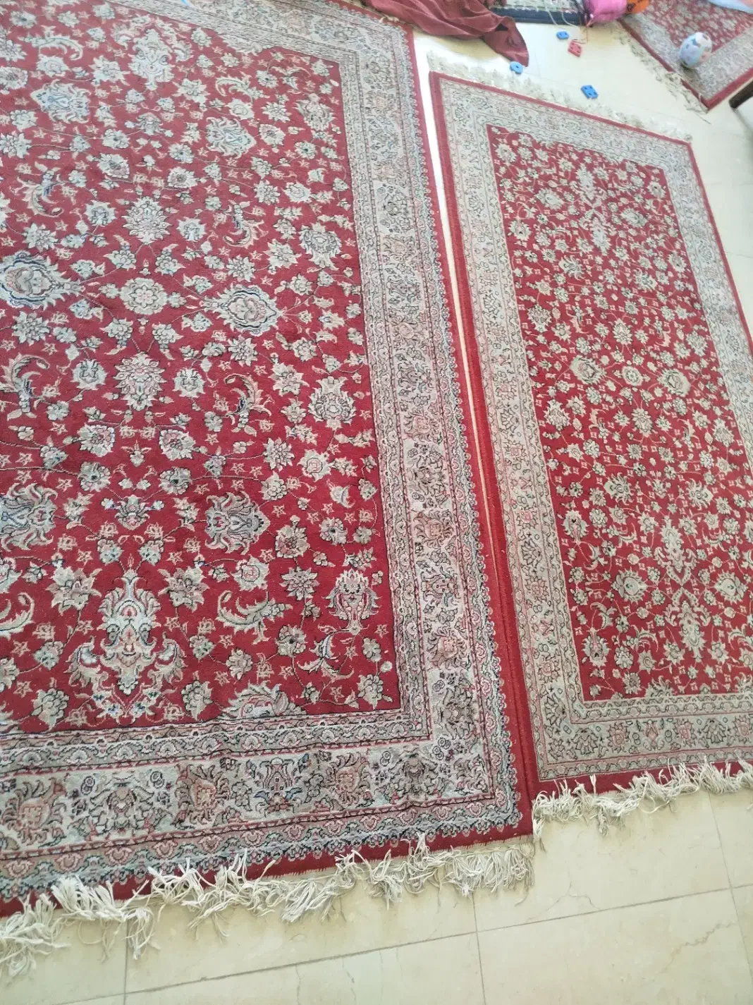 5 عدد فرش ماشینی سایز کوچک در حد نو|فرش|تهران, امیرآباد|دیوار