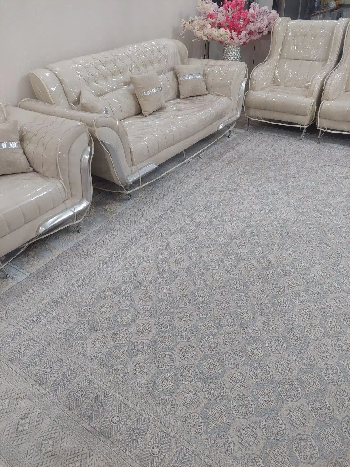 مبلمان چستر هفت نفره کم جا مناسب جهیزیه|مبلمان خانگی و میز عسلی|تهران, ابوذر|دیوار