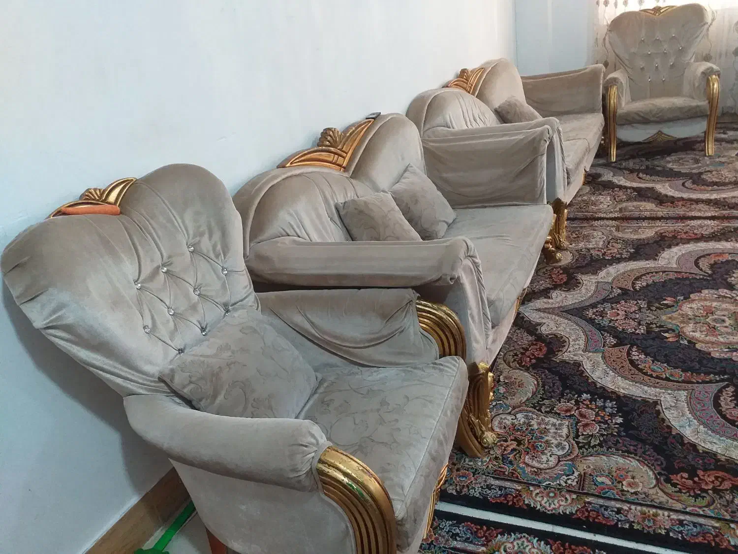 مبل سلطنتی ارزان|مبلمان خانگی و میز عسلی|قرق, |دیوار