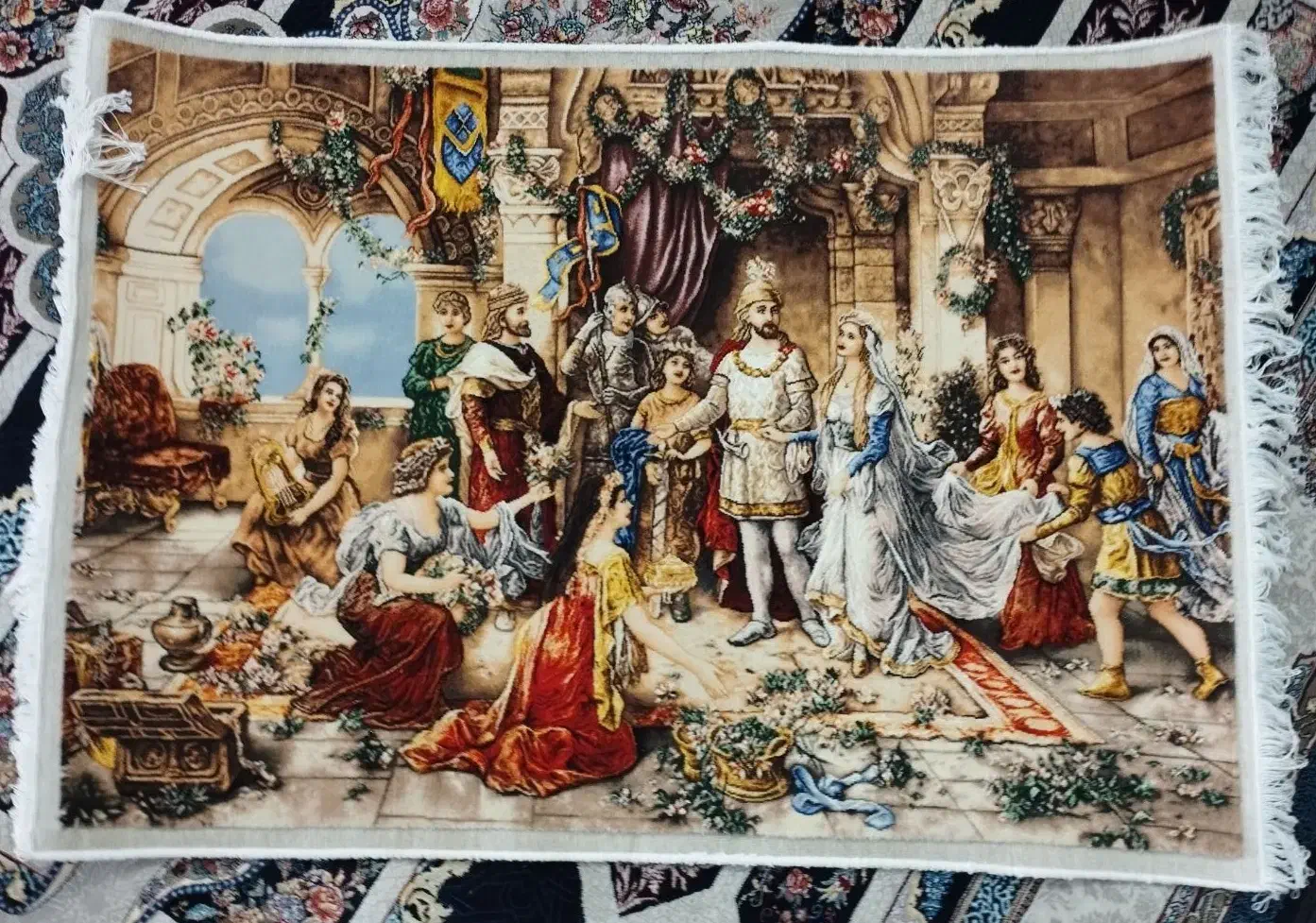 تابلو فرش دستبافت|تابلو فرش|تهران, امام زاده عبدالله|دیوار