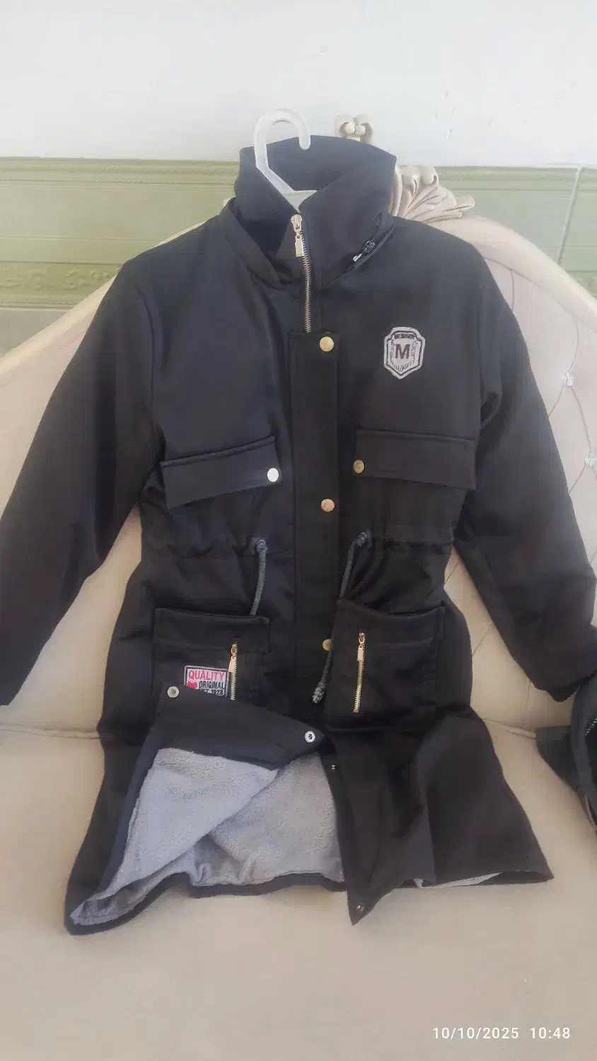 مانتو مجلسی کاپشن توخز دومدل.بارونی کتان .کفتان|لباس|تربتحیدریه, پارک پرستار|دیوار