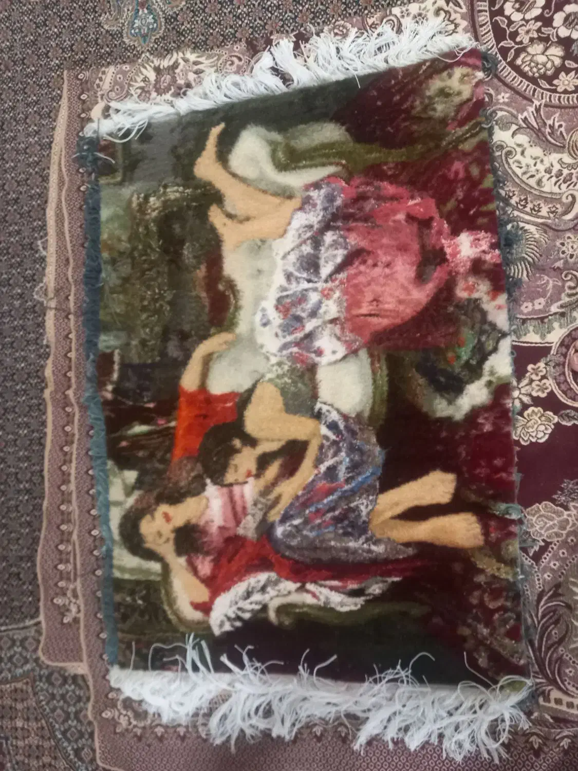 تابلوفرش دست باف مهرخواهری|تابلو فرش|اردبیل, |دیوار