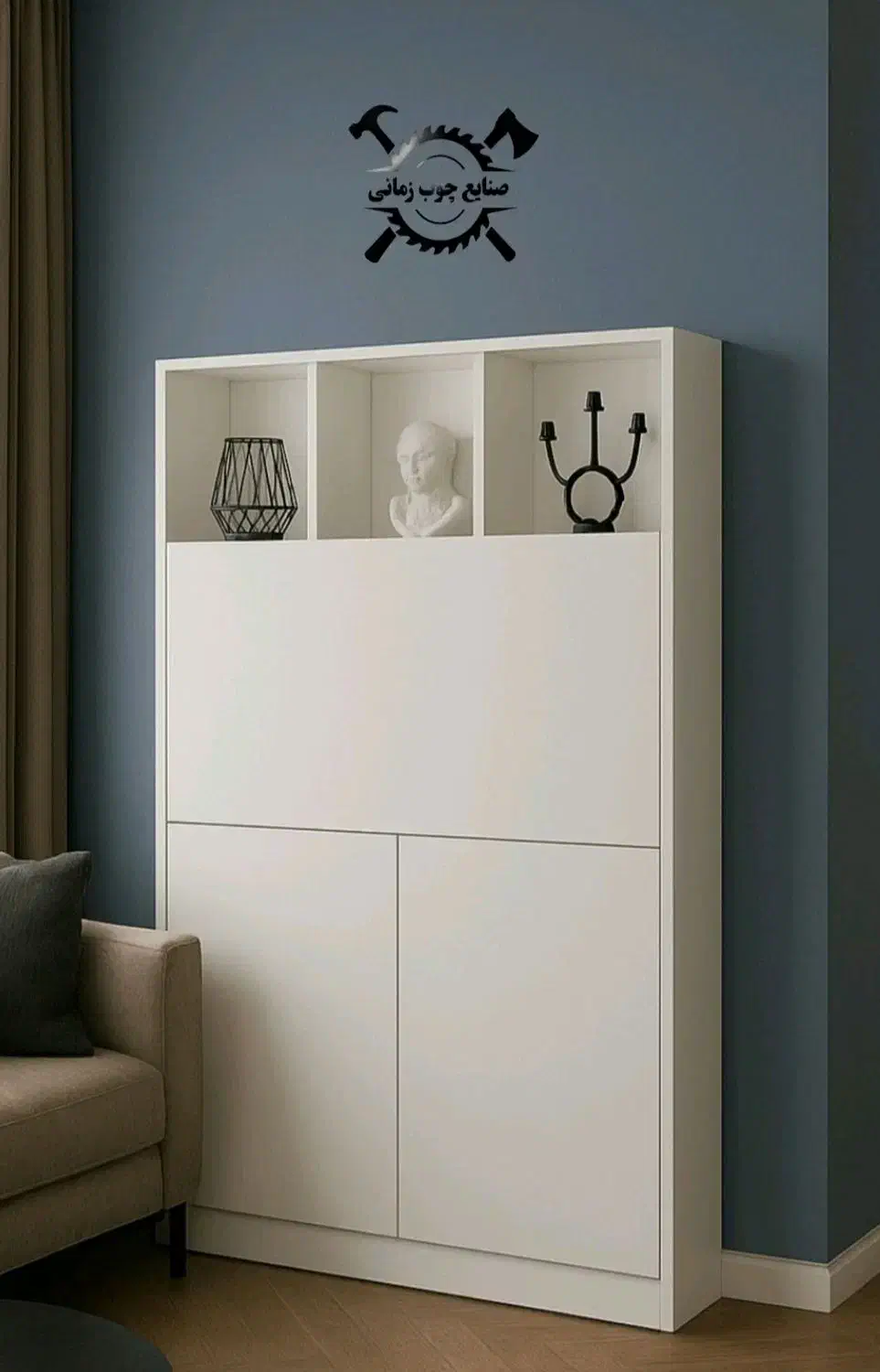 کافی بار ترند|کتابخانه، شلف، قفسه‌های دیواری|کرمان, |دیوار