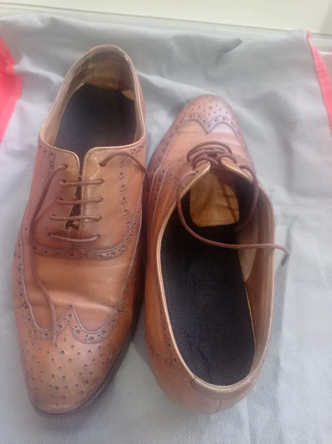 کفش اصل چرم تبریز سایز 42/ دو جفت|کیف، کفش، کمربند|تهران, امیریه|دیوار