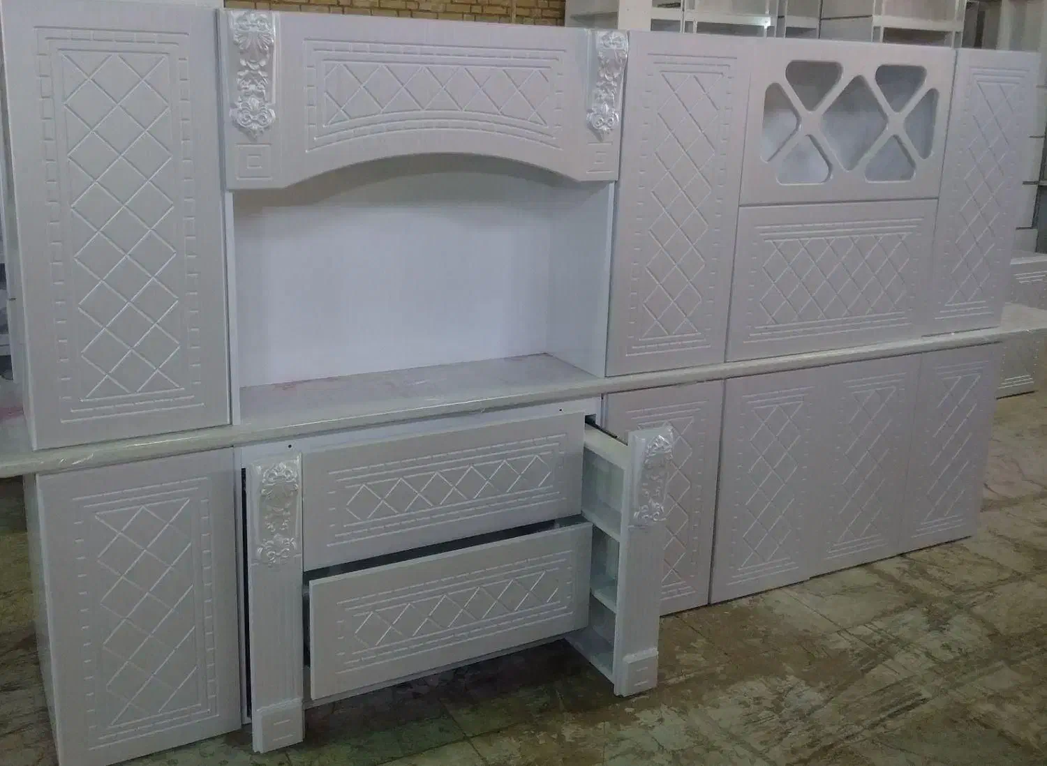 کابینت آماده به نصب ممبران -mdf هایگلاس|مصالح و تجهیزات ساختمان|نهاوند, |دیوار