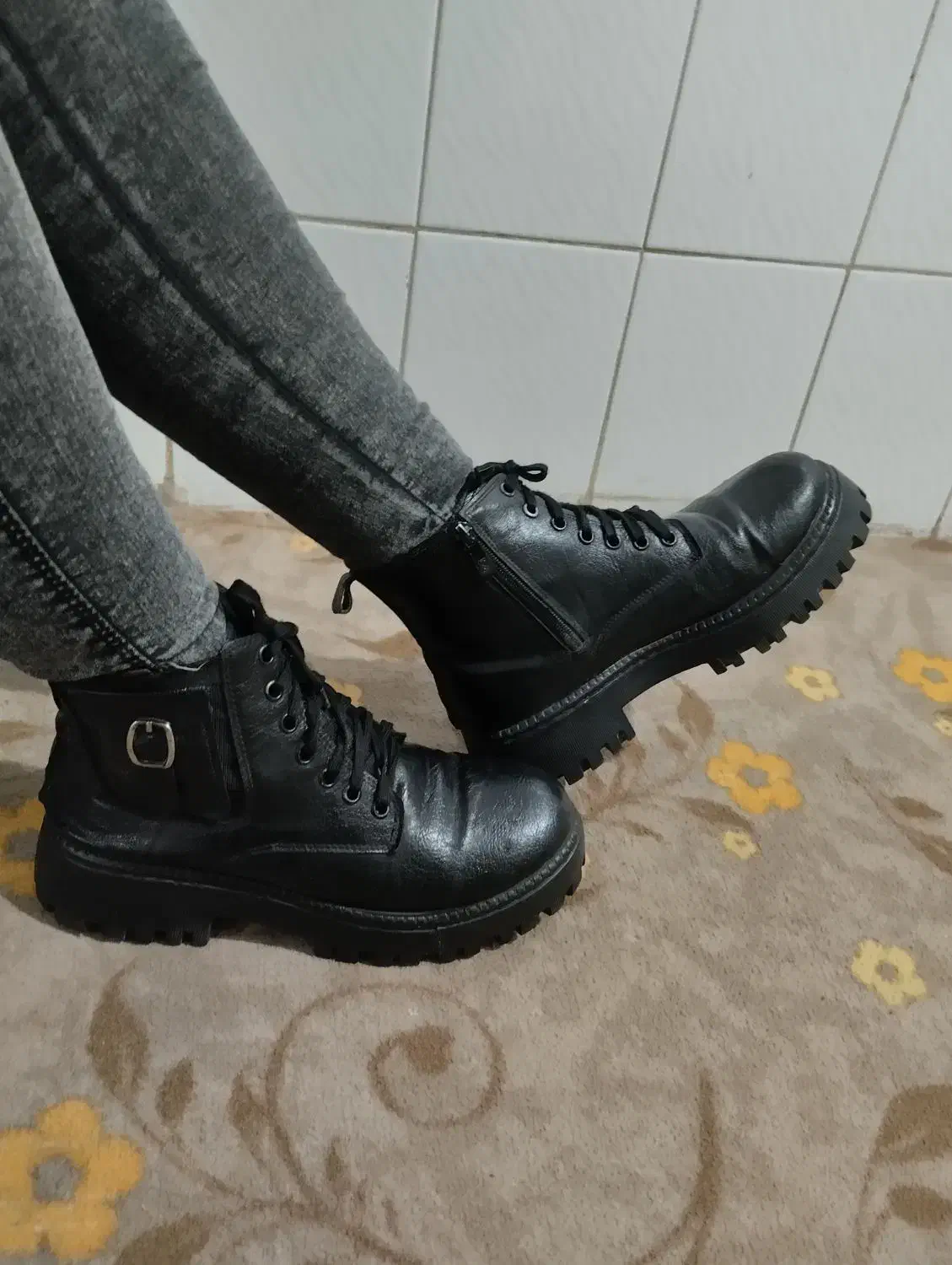 نیم بوت سایز39|کیف، کفش، کمربند|قم, تعویض پلاک|دیوار