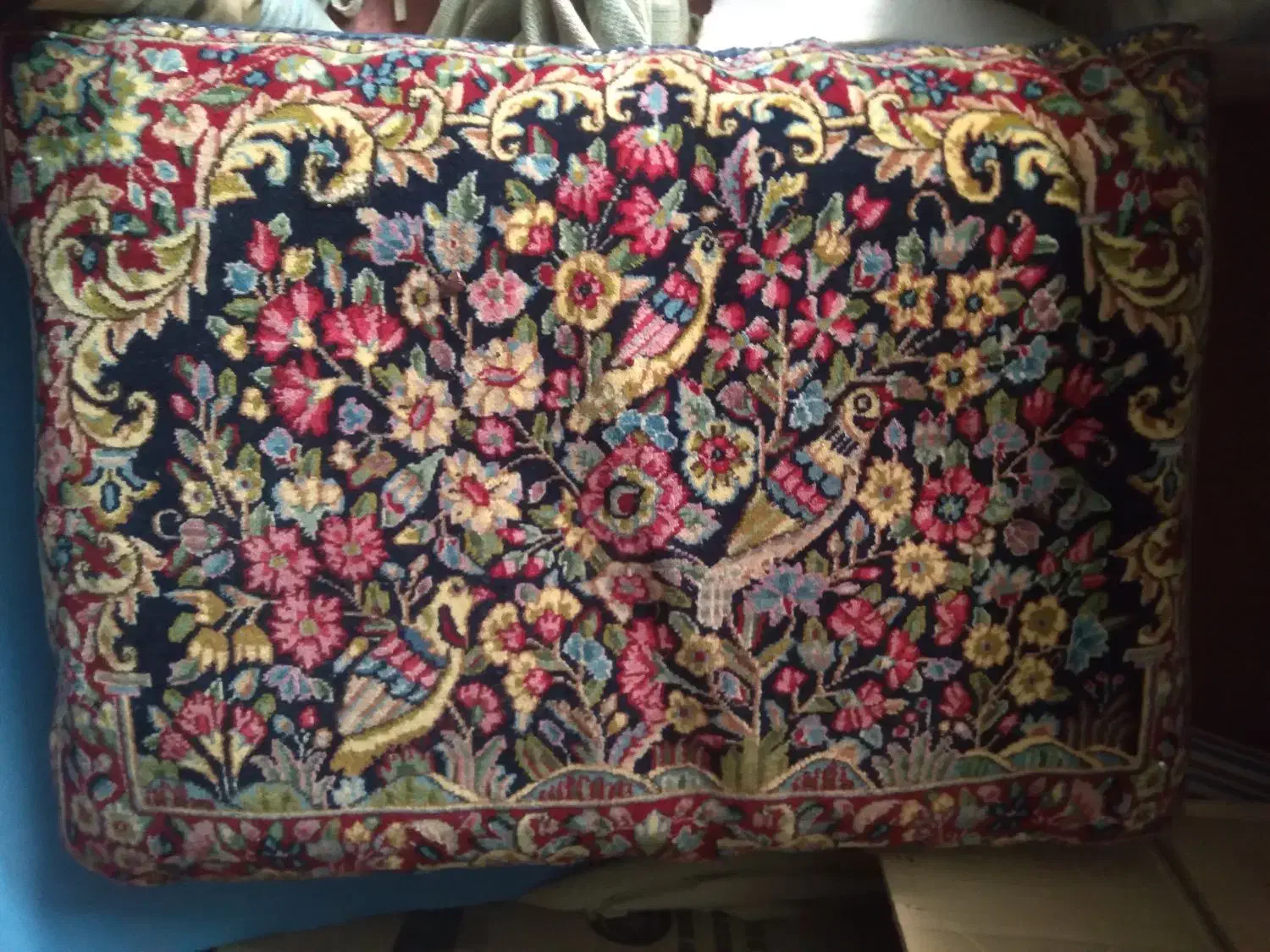 پشتی دست باف|پشتی|کرمان, |دیوار