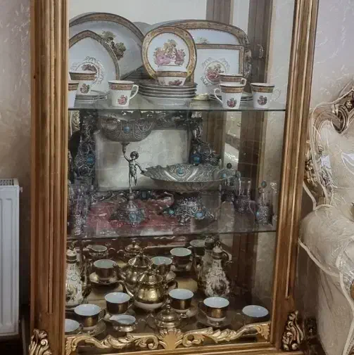 بوفه چوب راش|بوفه، ویترین، کنسول|هشتگرد, هشتگرد قدیم|دیوار