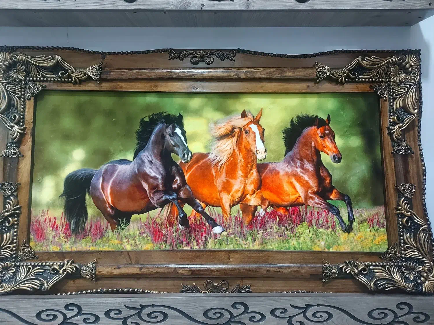 تابلو ماشینی|تابلو فرش|ساری, |دیوار