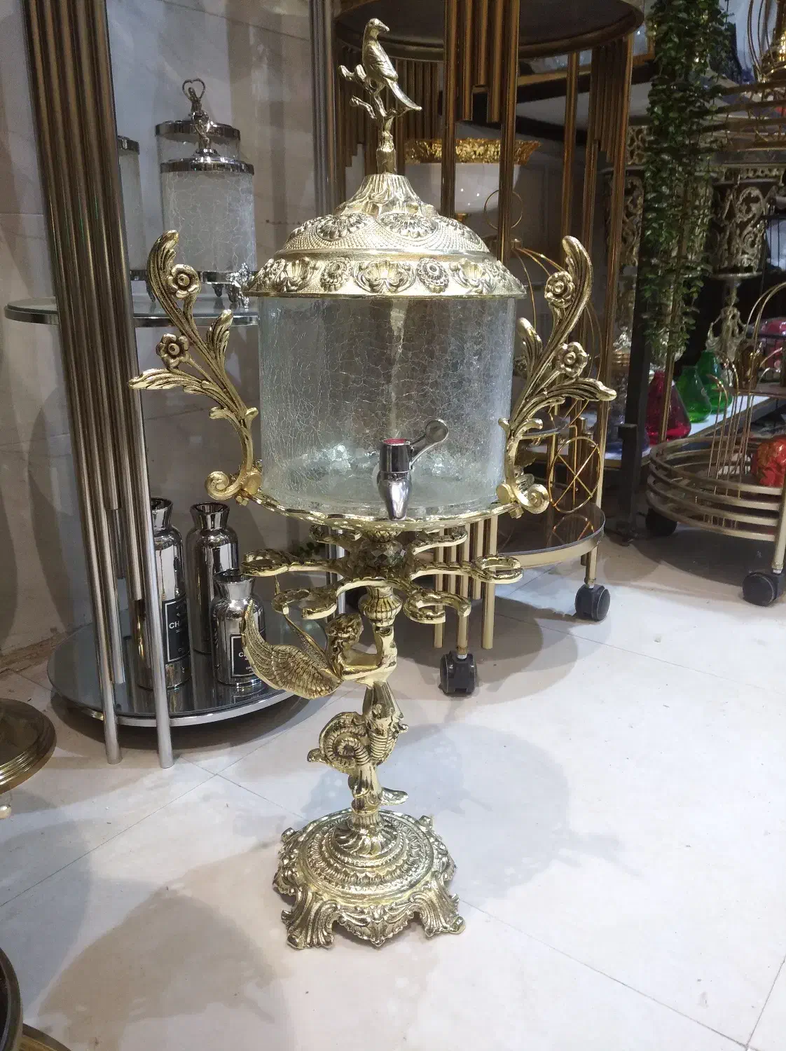 تولید انواع ظروف.لوستر اباژور چهلچراغ الیاژی|لوستر و چراغ آویز|مشهد, کلاکوب|دیوار