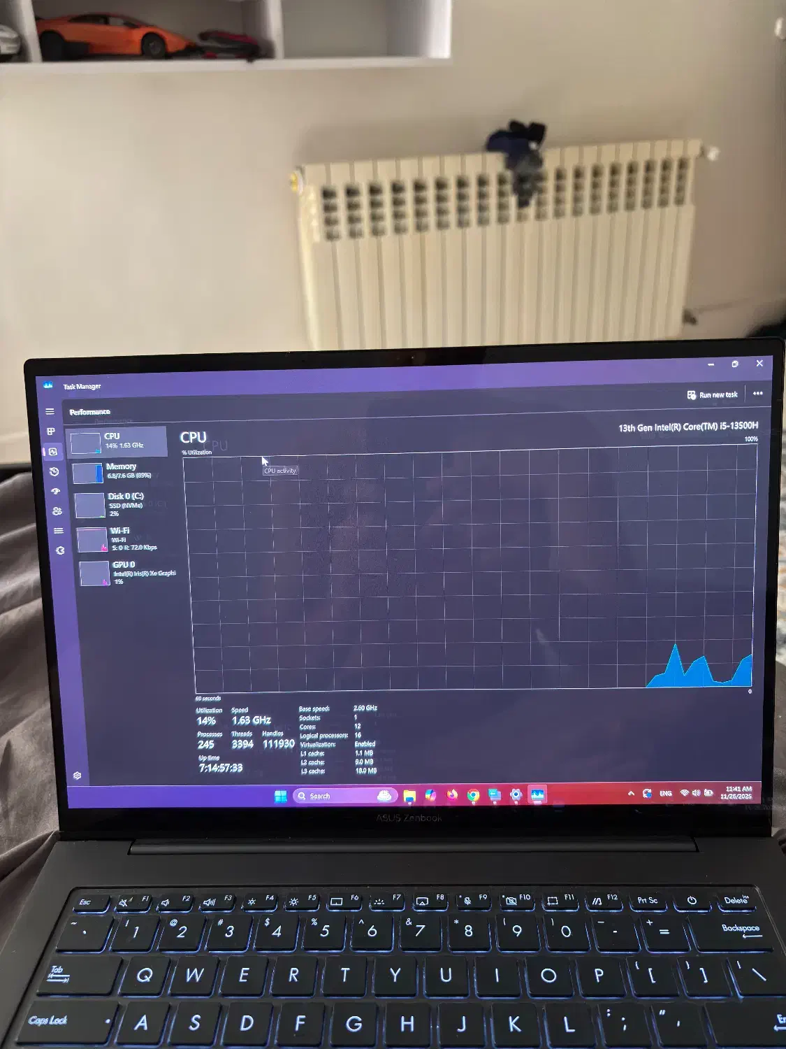 لپتاب زن بوک ایسوس q410 v|رایانه همراه|تهران, ولنجک|دیوار