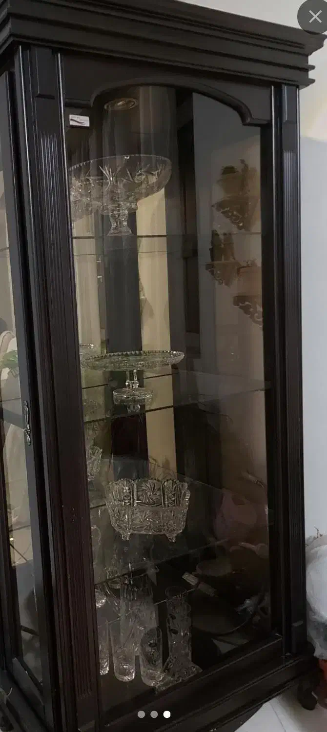 ویترین  چوبی سه طبقه شیشه ای|بوفه، ویترین، کنسول|دماوند, دماوند|دیوار