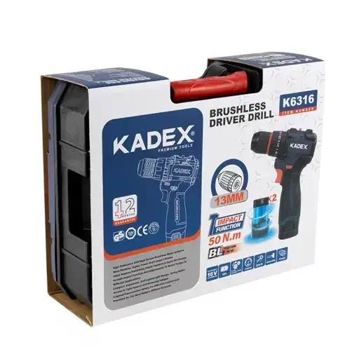 دریل شارژی 16 ولت براشلس کادکس مدل K6316|ابزارآلات|محلات, |دیوار