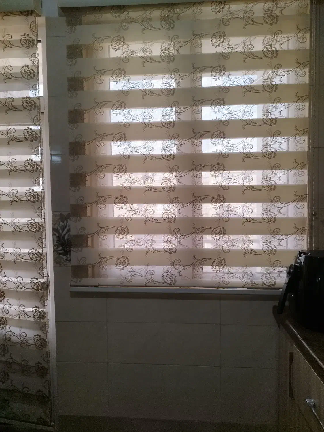 پرده زبرا|پرده، رانر، رومیزی|اسلامشهر, شهرک مفیدی|دیوار