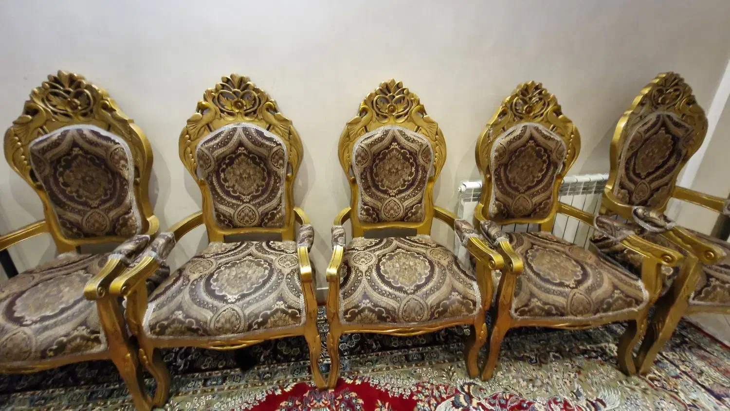 سرویس نه نفره مبلمان کلاسیک لطفا توضیحات بخونید|مبلمان خانگی و میز عسلی|ری, اقدسیه|دیوار