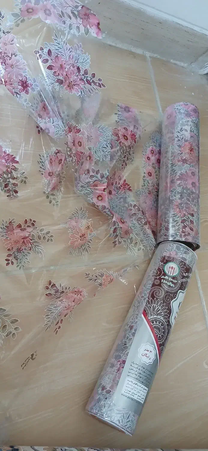 سفره یکبارمصرف رویال شفاف جدید ضخیم10+3مترعرض110|سفره، حوله، دستمال آشپزخانه|همدان, |دیوار