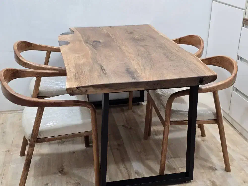 غذاخوری 4/6/8 نفره چوب جنگلی ـ سفارش ازسراسر ایران|میز و صندلی غذاخوری|اهواز, امانیه|دیوار