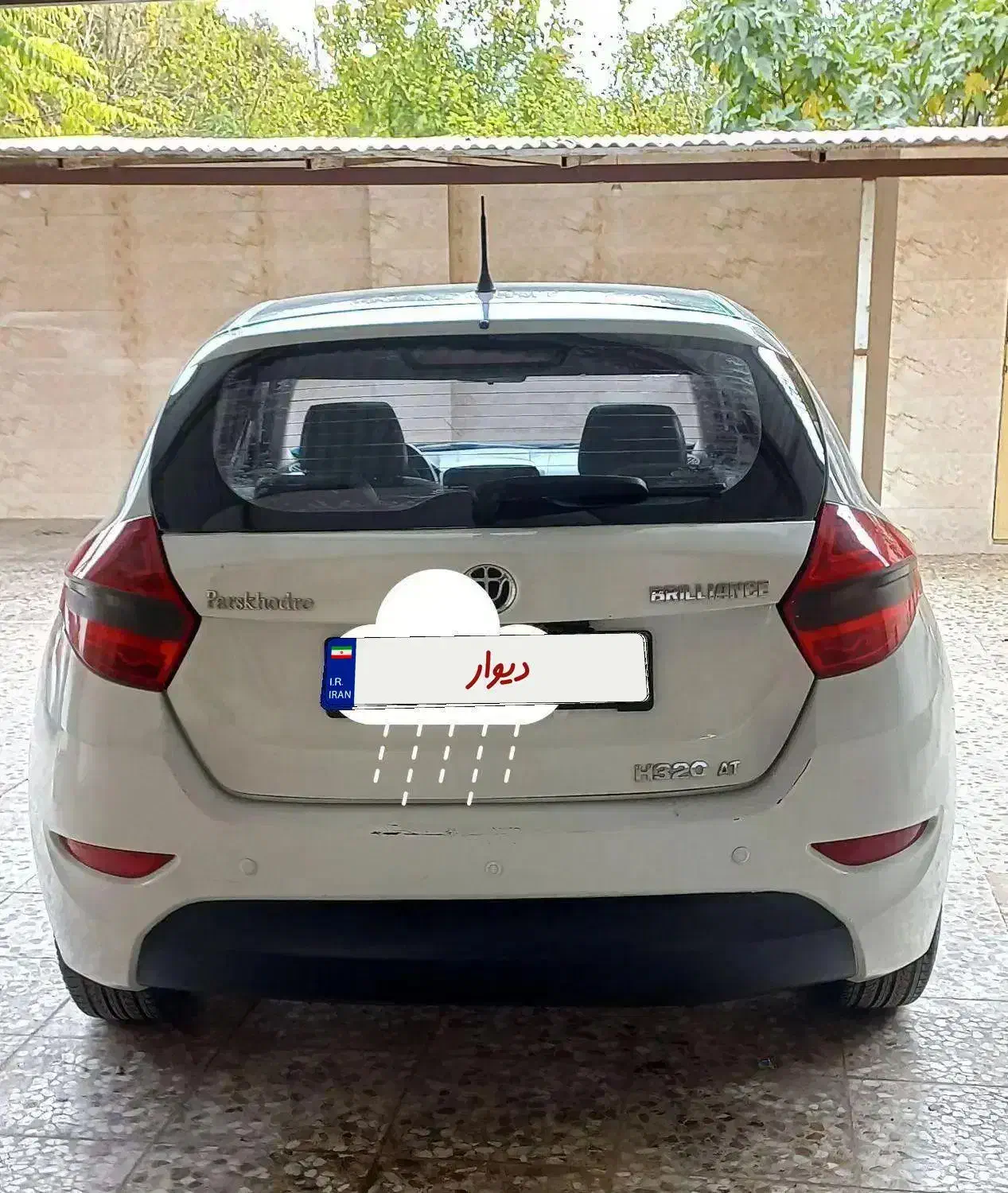 برلیانس مدل ۹۵  سفید H320   اتومات بسیار تمیز|خودرو سواری و وانت|تنکابن, |دیوار