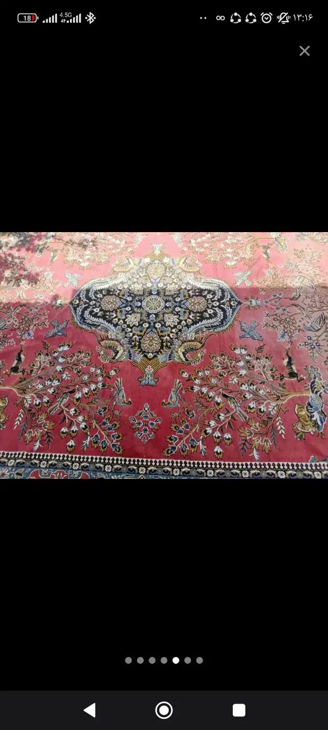 قالی فرش۱۲متری مناسب خونه باغ وکرم۵۰۰ شانه ورق بزن|فرش|قم, کیوانفر|دیوار