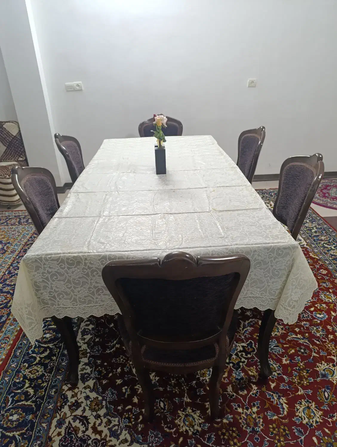 میز نهارخوری ۸نفره با ۶صندلی|میز و صندلی غذاخوری|دابودشت, |دیوار