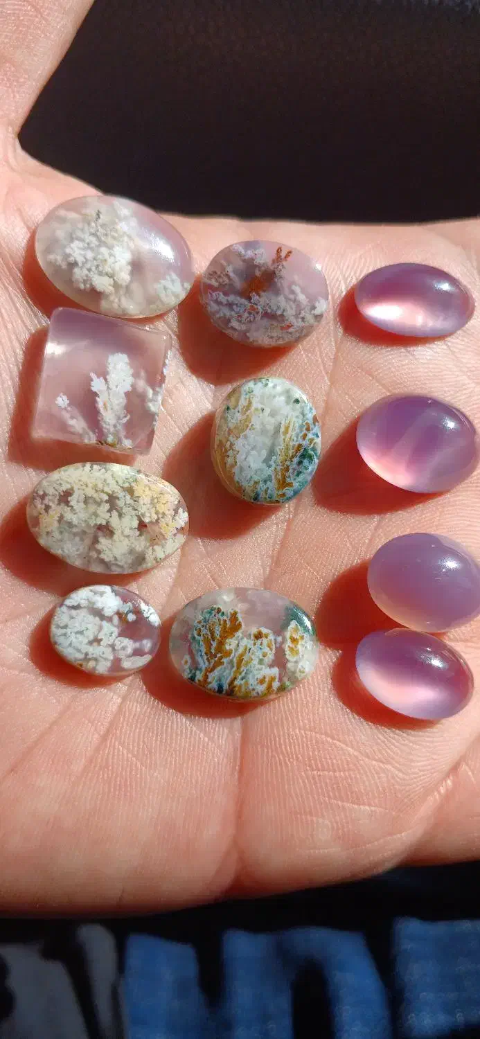 مدال نقره دست‌ساز و  سنگ شجر بهاری طبیعی|جواهرات|تبریز, |دیوار