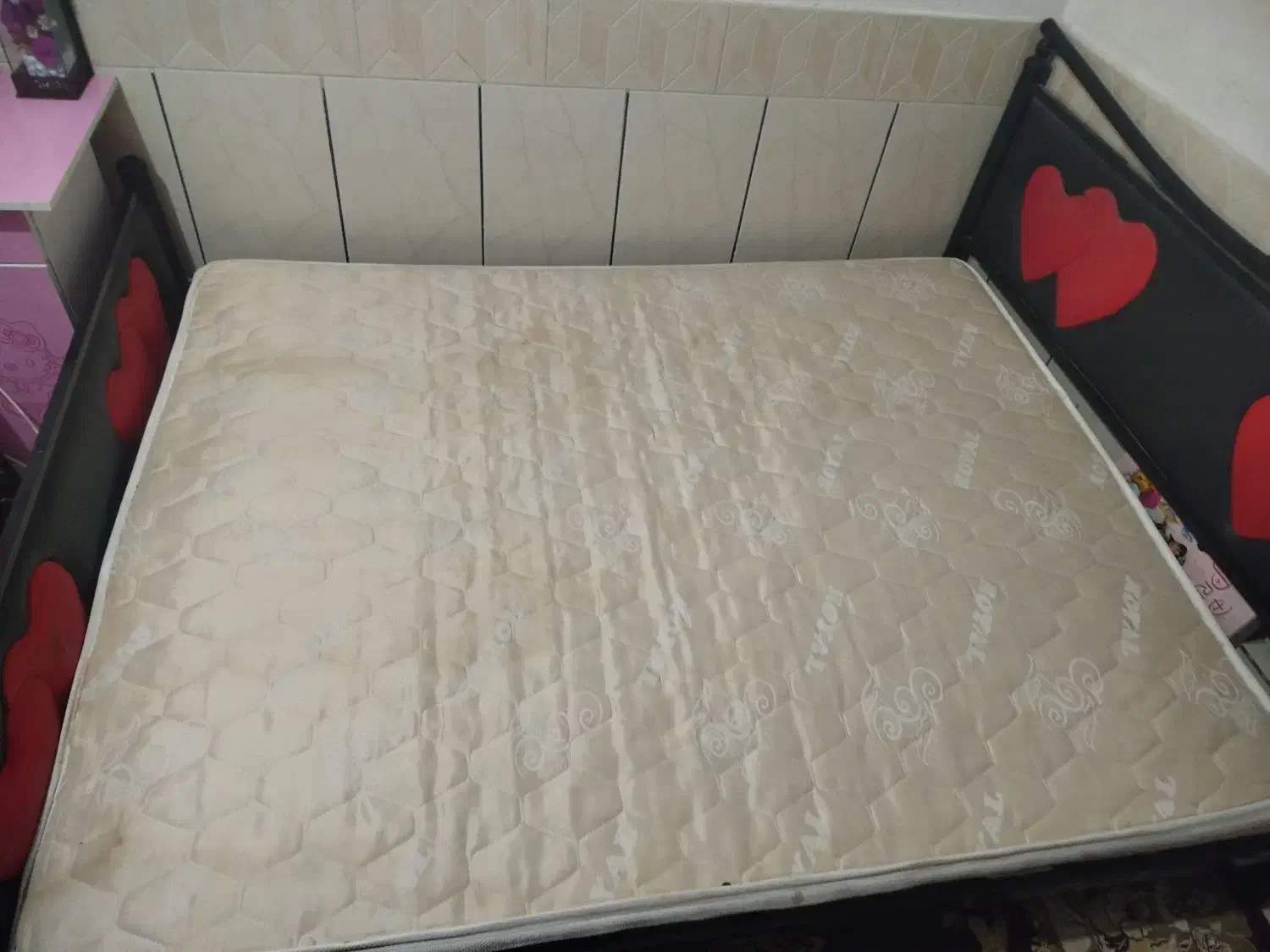 تخت خواب دونفره با تشک|تخت و سرویس خواب|زاهدان, |دیوار