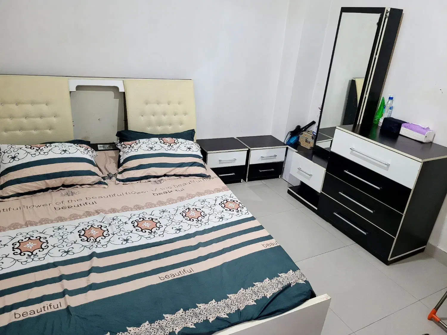 سرویس خواب کامل.ام دی اف|تخت و سرویس خواب|رشت, پیرکلاچای|دیوار