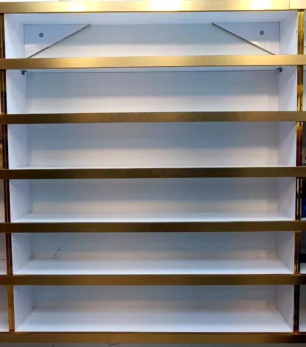 شلف ۶ طبقه MDF|کتابخانه، شلف، قفسههای دیواری|آبدانان, |دیوار