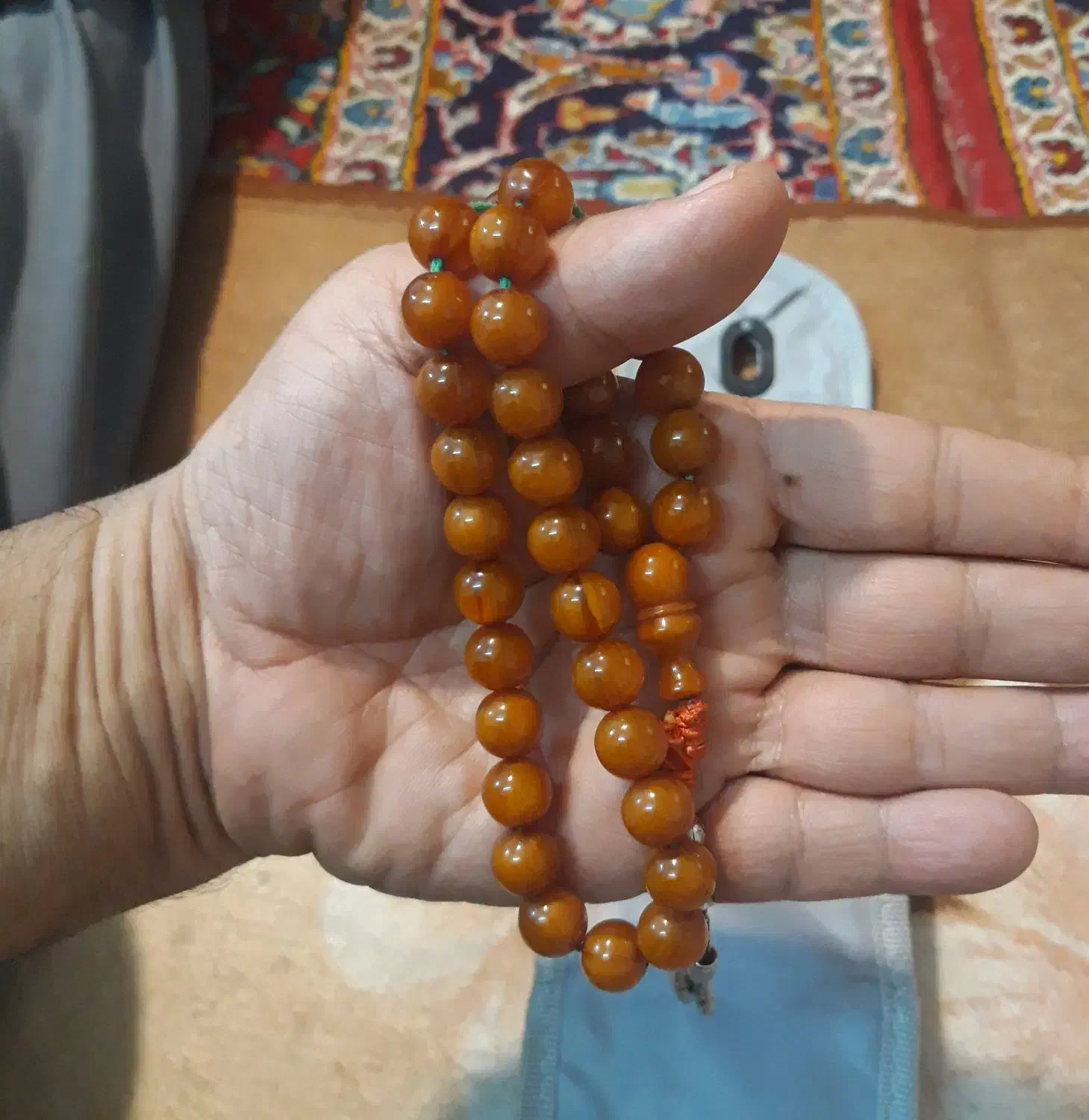 تسبیح کهربا کارمندی سالم بودار|جواهرات|هرسین, |دیوار