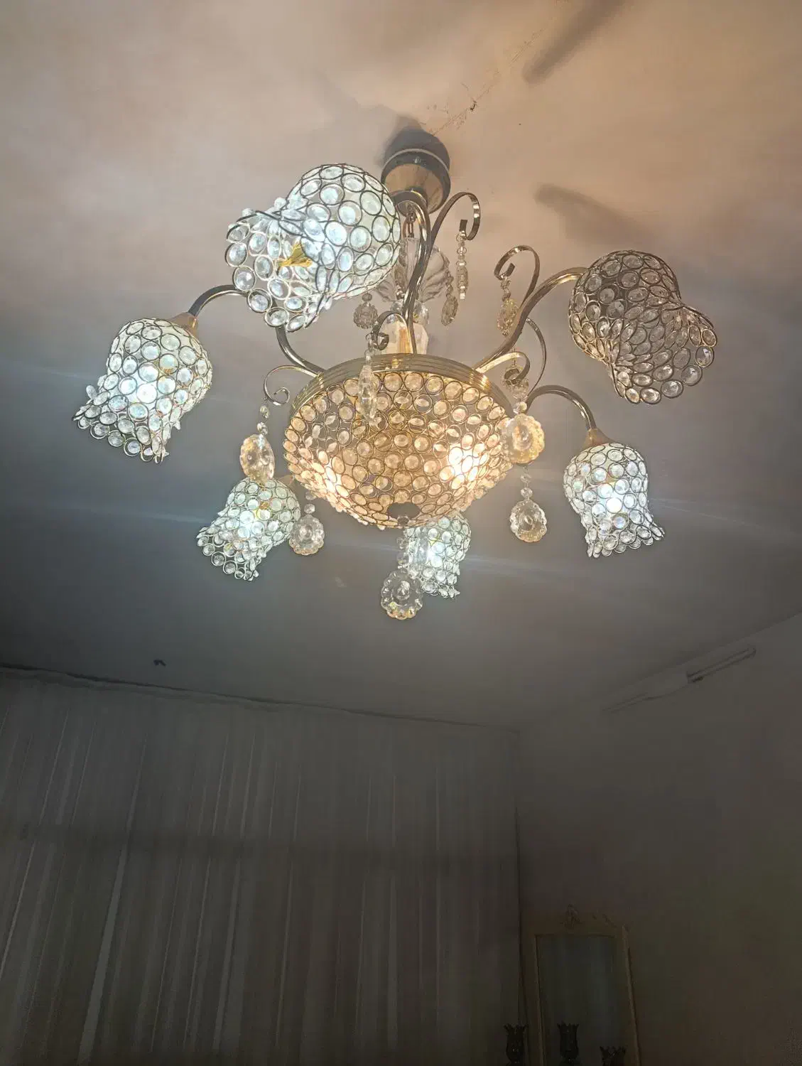 لوستر|لوستر و چراغ آویز|شهریار, شهریار|دیوار