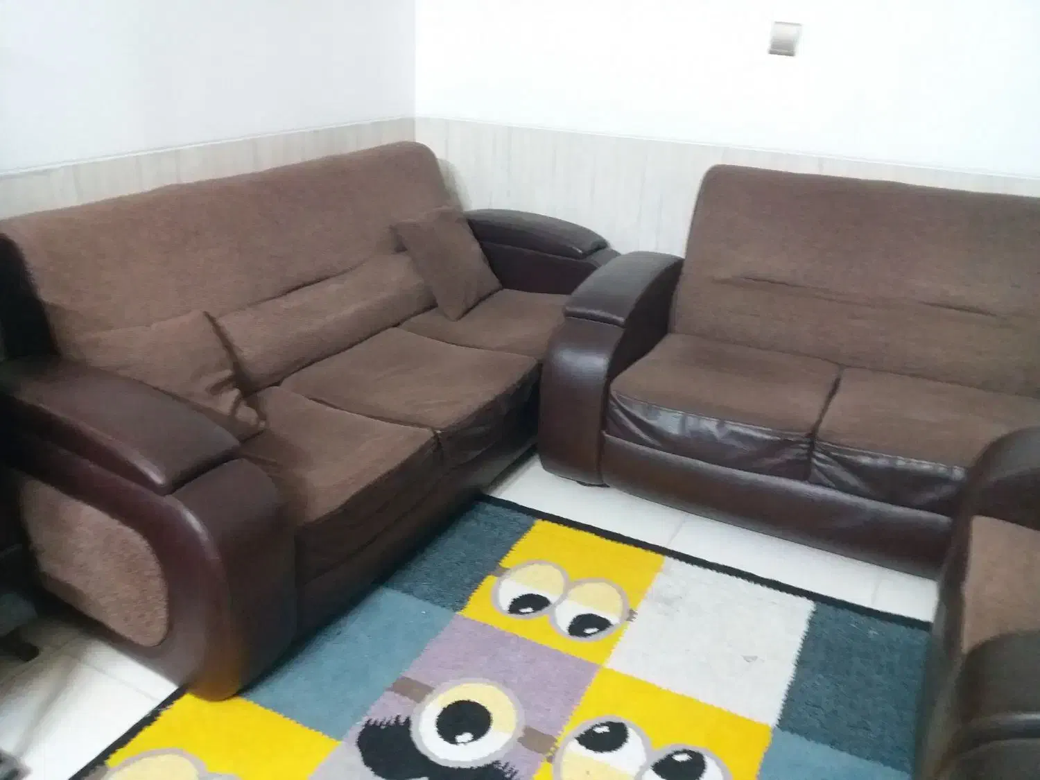 مبل چرم و مخمل|مبلمان خانگی و میز عسلی|یزد, |دیوار