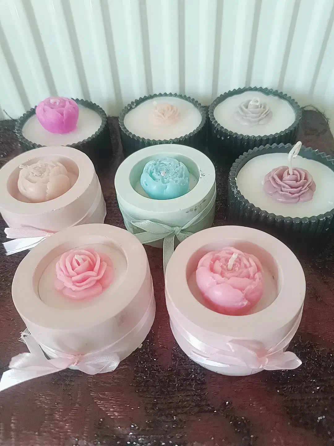 شمع های فانتزی|صنایع دستی و سایر لوازم تزئینی|گلبهار, شهر جدید گلبهار|دیوار