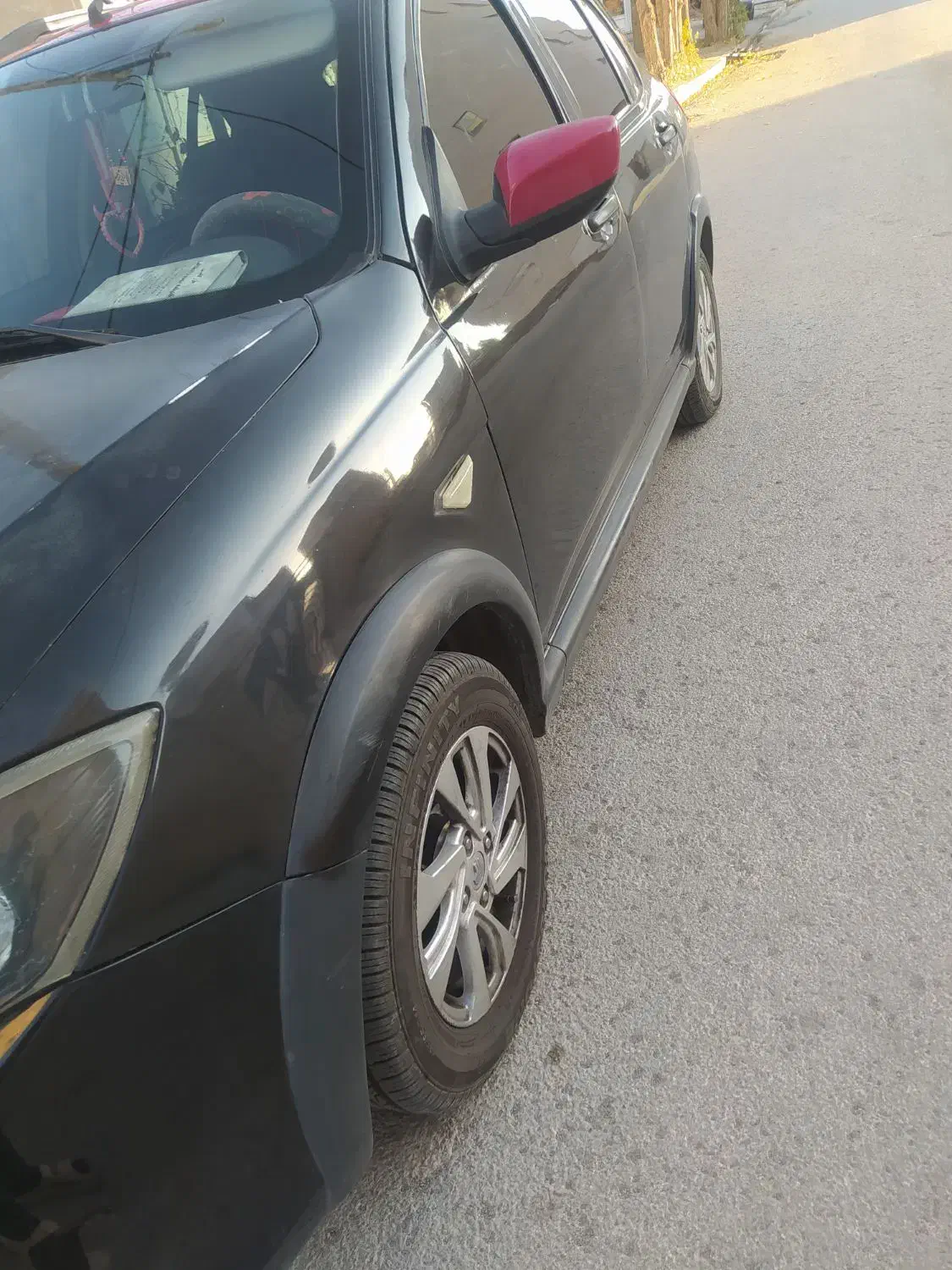 کوییک 98سیاه و قرمزدو رنگ کارخانه|خودرو سواری و وانت|اردبیل, |دیوار