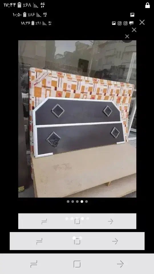 تخت دونفره با تشک طبی دو نفره|تخت و سرویس خواب|اردبیل, |دیوار