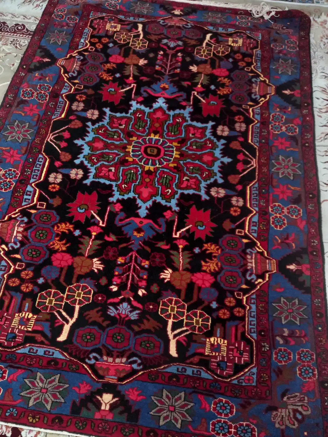 قالی دست بافت|فرش|نهاوند, |دیوار