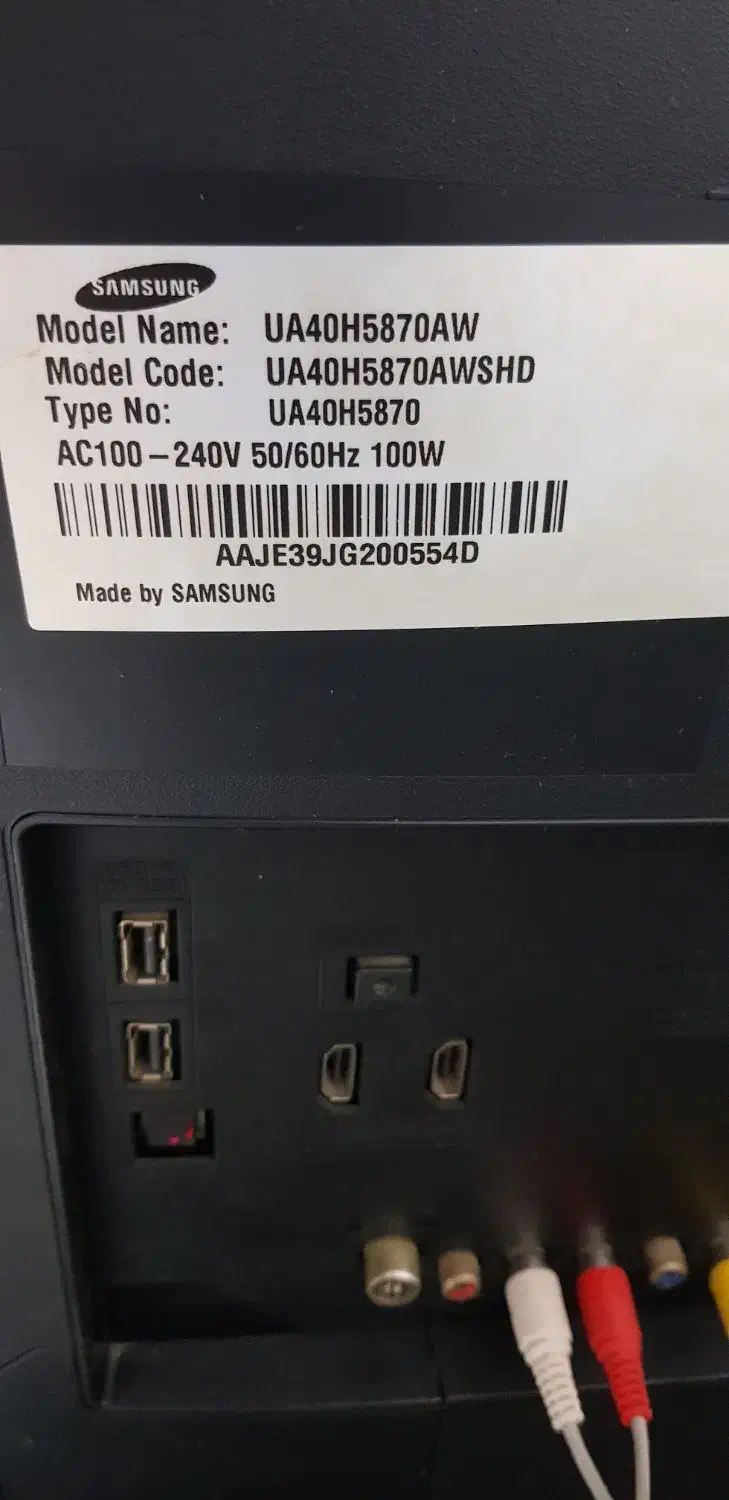 ال ای دی سامسونگ ۴۰اینچ|تلویزیون و پروژکتور|رودهن, |دیوار