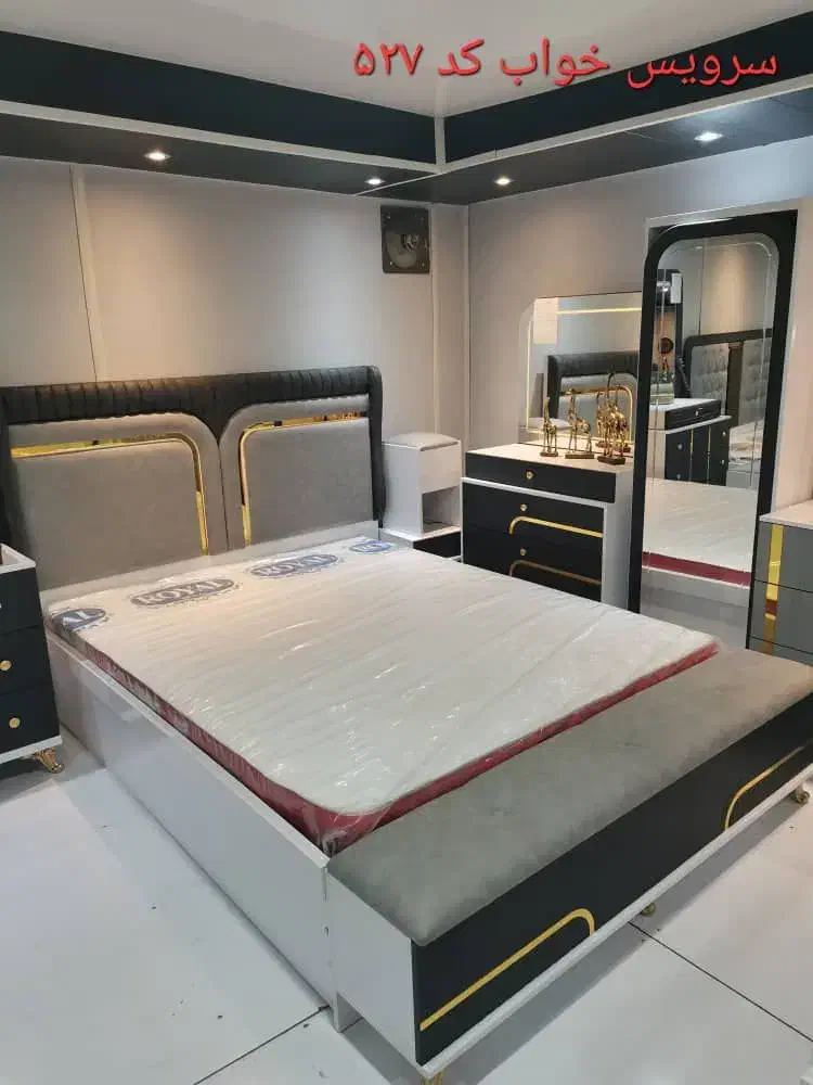 سرویس خواب جهیزیه کلاسیک و خاص|تخت و سرویس خواب|خمینیشهر, |دیوار