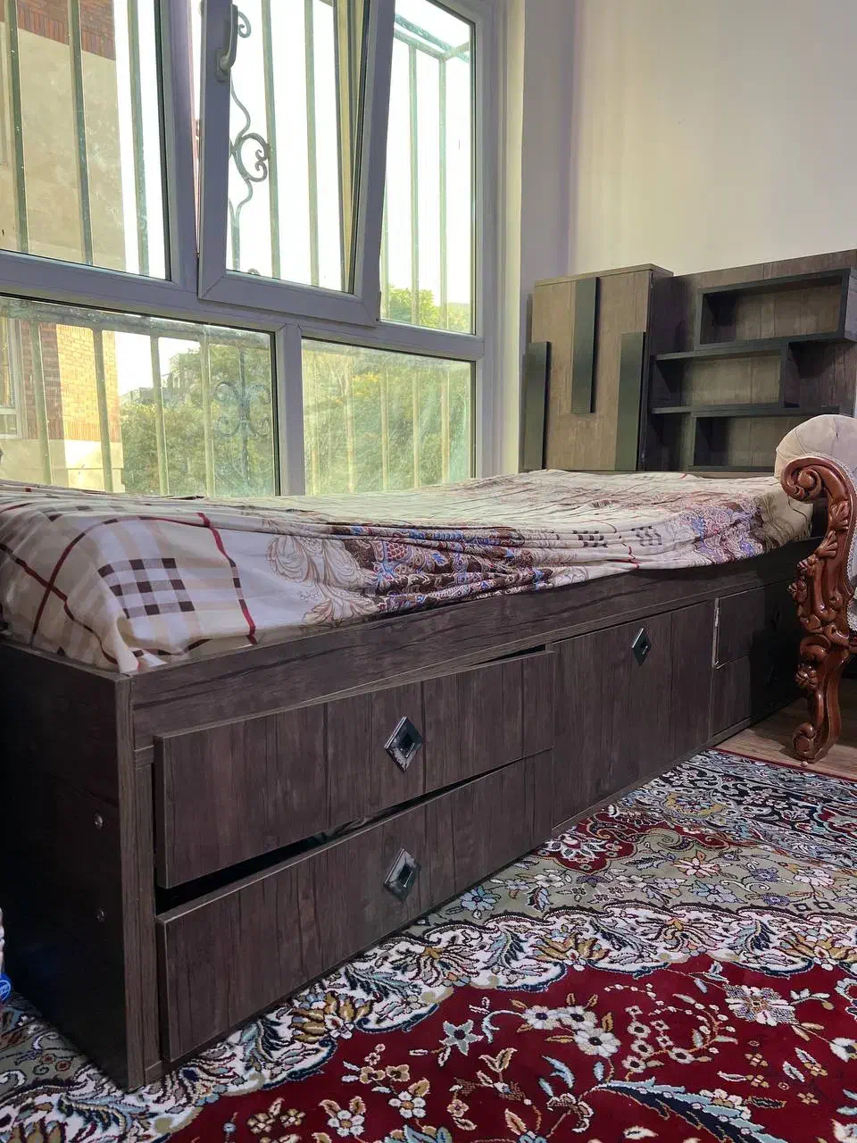 تخت ۱نفره ام دی اف محکم|تخت و سرویس خواب|تهران, نظام‌آباد|دیوار