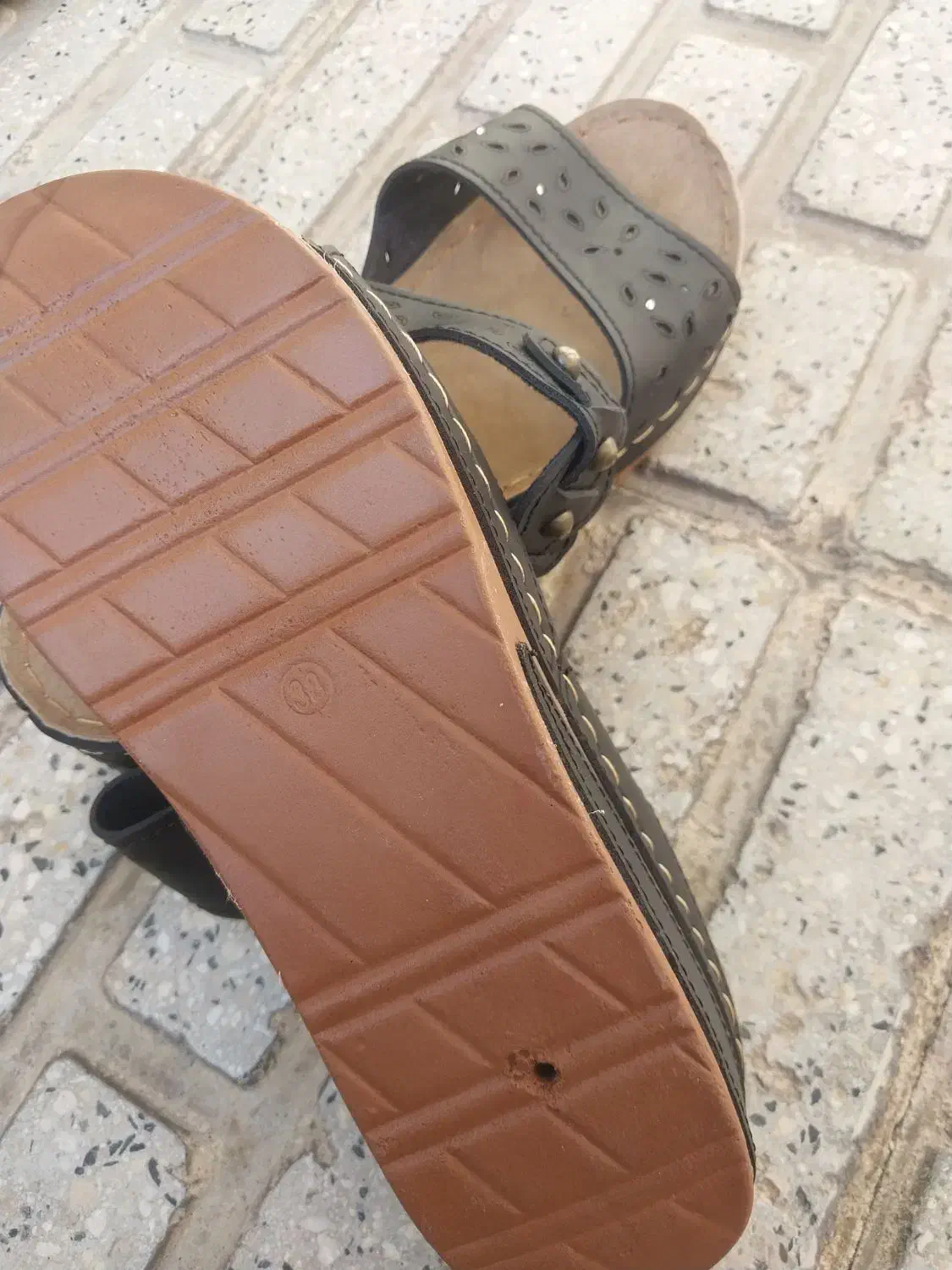 دمپایی صندل سایز۳۸|کیف، کفش، کمربند|کرمانشاه, |دیوار