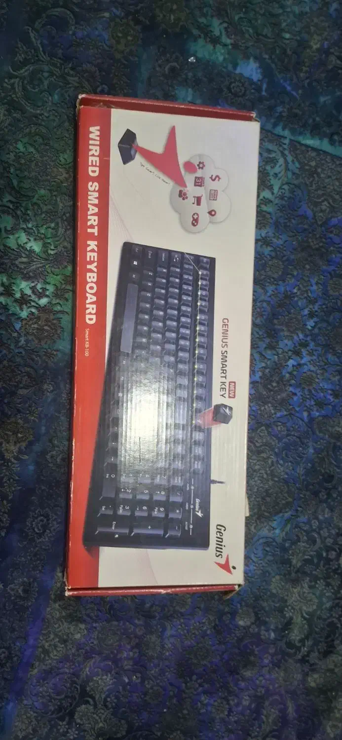 کیبورد جنیوس|قطعات و لوازم جانبی رایانه|رشت, خمیران زاهدان|دیوار