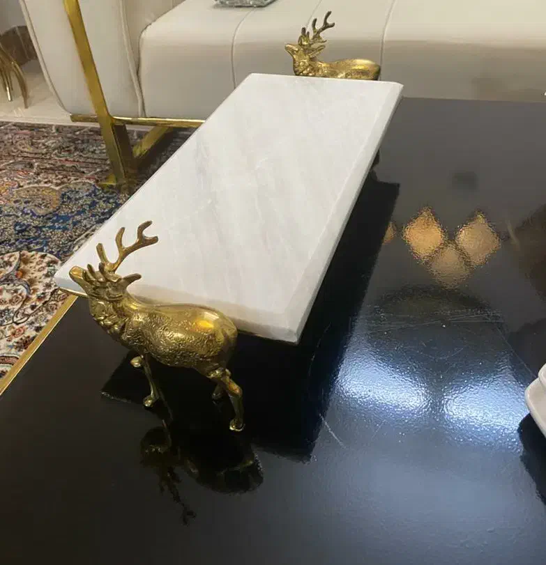 جامیوه ای و رولت خوری برنز اصل با قیمت مناسب|ظروف سرو و پذیرایی|قم, زنبیل آباد|دیوار