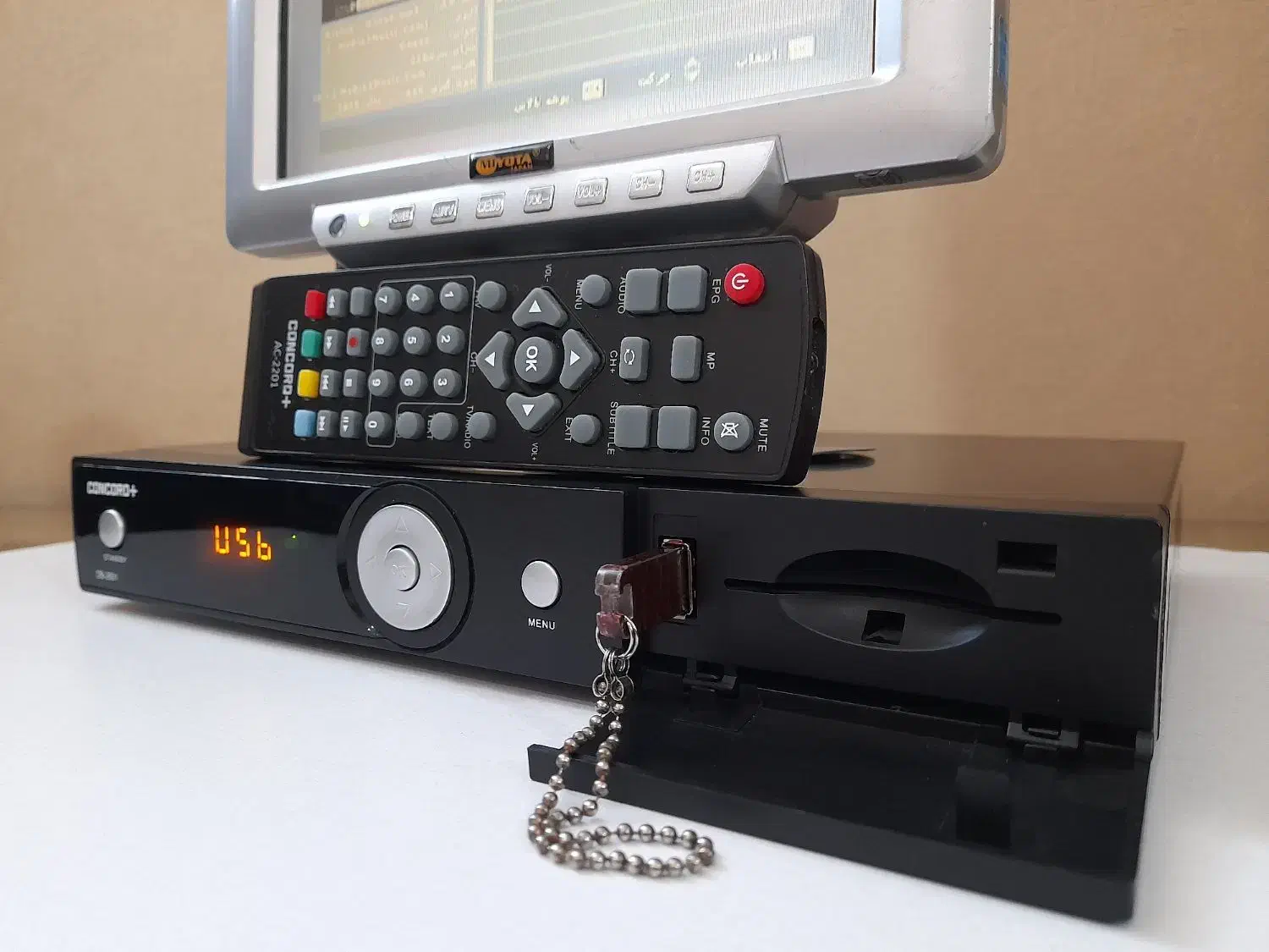 گیرنده دیجیتال +CONCORD مدل DB-2601|پخشکننده DVD و ویدیو|قزوین, |دیوار