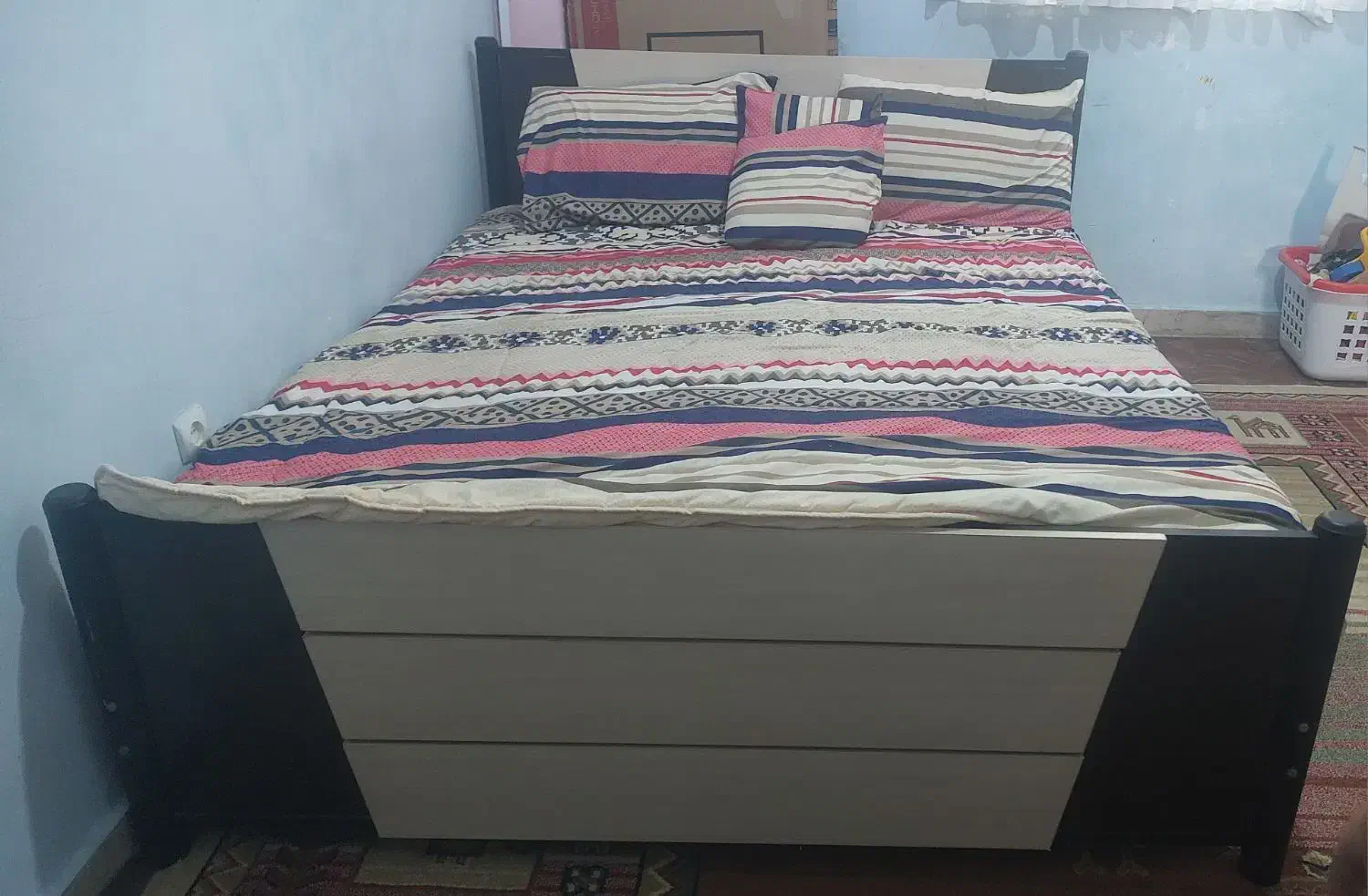 تخت خواب دونفره|تخت و سرویس خواب|دهلران, |دیوار