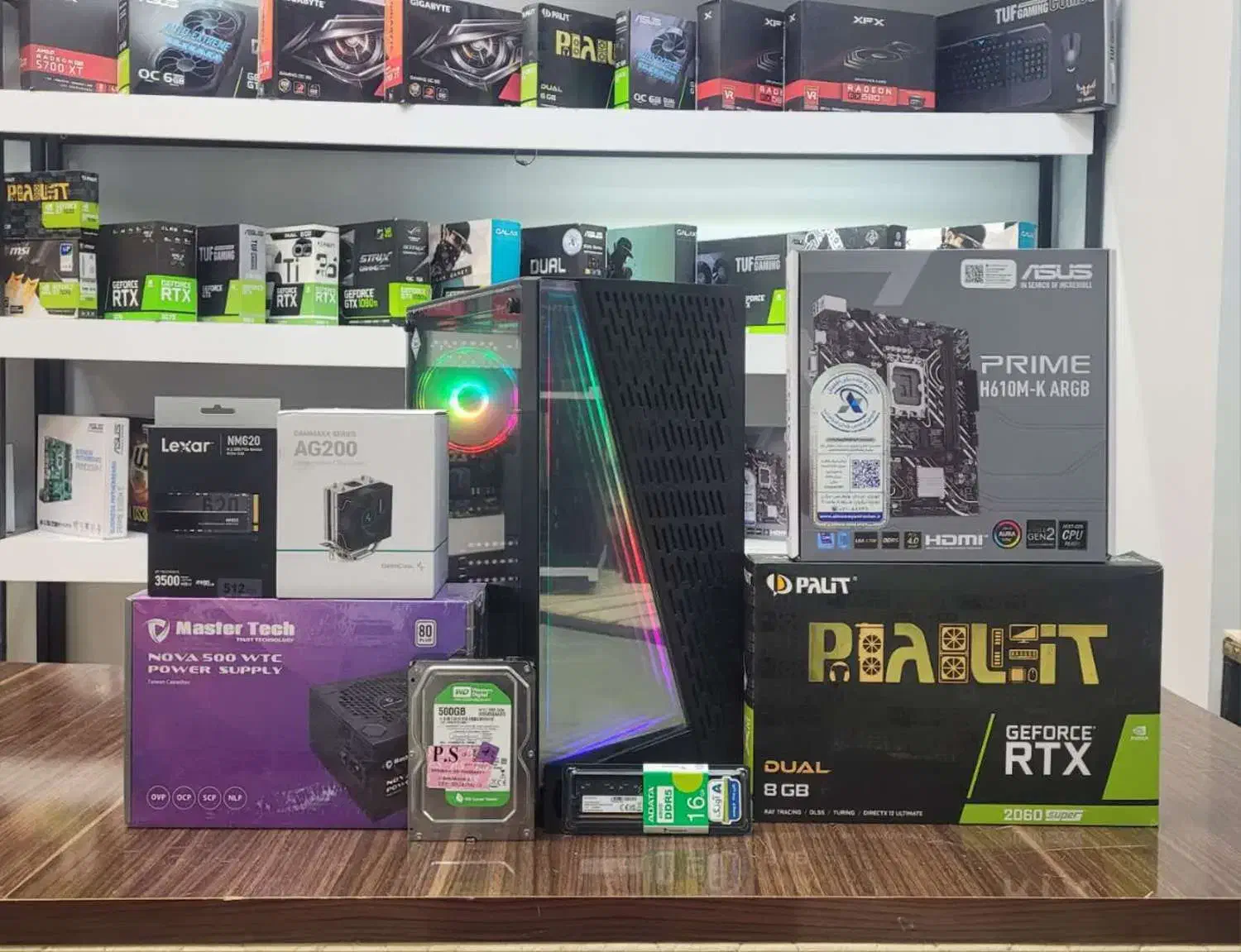 کیس گیمینگ رندرینگ I5 نسل12گرافیکRTX2060SUPER 8GB|رایانه رومیزی|مشهد, عامل|دیوار