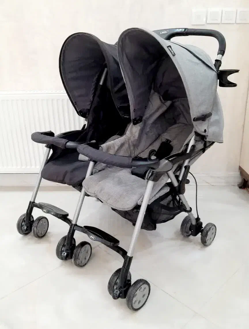 کالسکه دوقلو مارک جیوبی المان|کالسکه و لوازم جانبی|تهران, تهرانپارس غربی|دیوار