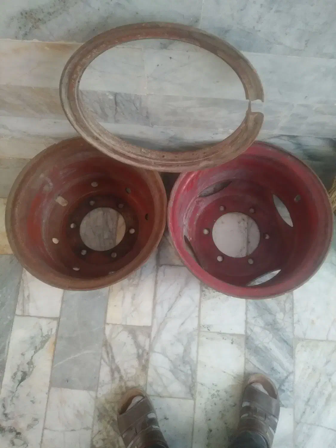 یک جفت رینگ خاورمعمولی ویه بچه رینگی|قطعات یدکی و لوازم جانبی|مبارکه, |دیوار